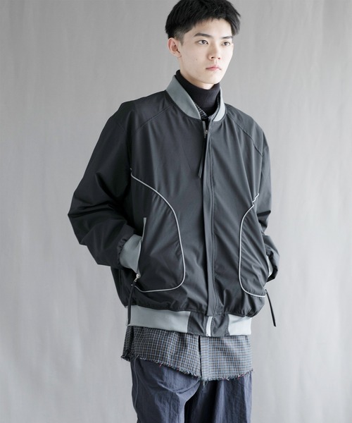aimoha（アイモハ）の「【aimoha neo】Urban Explorer Bomber Jacket（ミリタリージャケット・メンズ・ベージュ/ブラック/グレー・MEDIUM/LARGE/X-LARGE/XX-LARGE/XXX-LARGE）」の10枚目の写真