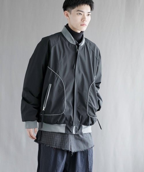 aimoha（アイモハ）の「【aimoha neo】Urban Explorer Bomber Jacket（ミリタリージャケット・メンズ・ベージュ/ブラック/グレー・MEDIUM/LARGE/X-LARGE/XX-LARGE/XXX-LARGE）」の14枚目の写真