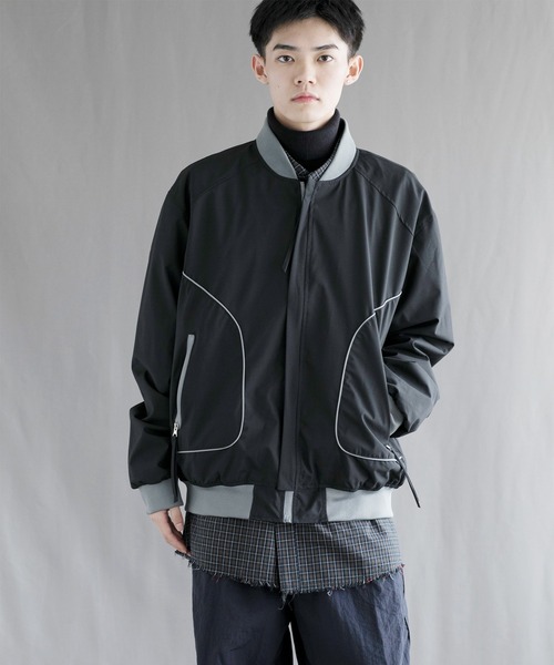 aimoha（アイモハ）の「【aimoha neo】Urban Explorer Bomber Jacket（ミリタリージャケット・メンズ・ベージュ/ブラック/グレー・MEDIUM/LARGE/X-LARGE/XX-LARGE/XXX-LARGE）」の15枚目の写真
