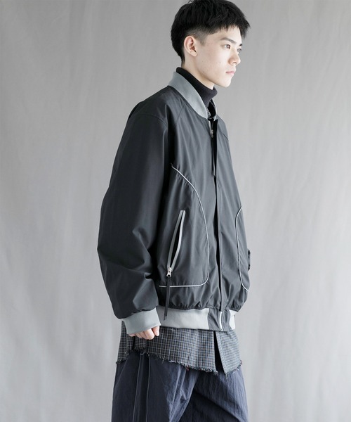 aimoha（アイモハ）の「【aimoha neo】Urban Explorer Bomber Jacket（ミリタリージャケット・メンズ・ベージュ/ブラック/グレー・MEDIUM/LARGE/X-LARGE/XX-LARGE/XXX-LARGE）」の20枚目の写真