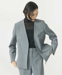 MICHEL KLEIN｜ミッシェル・クランのノーカラージャケット通販 - ZOZOTOWN