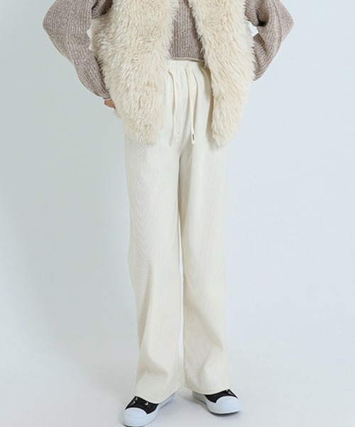 Coo+i（クーイ）の「裏起毛パンツ（スウェットパンツ・レディース・ブラウン/チャコールグレー/ブラック・M）」の9枚目の写真