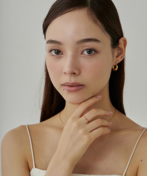 ciite' surgical stainless(シーテサージカルステンレス)の「【 金属アレルギー対応 】 ニュアンスビジューリング サージカルステンレス(リング・レディース・ゴールド/シルバー/ピンクゴールド・15号/13号/11号/7号/9号)」の14枚目の写真