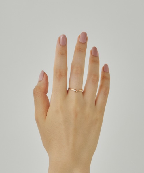 ciite' surgical stainless(シーテサージカルステンレス)の「【 金属アレルギー対応 】 ニュアンスビジューリング サージカルステンレス(リング・レディース・ゴールド/シルバー/ピンクゴールド・15号/13号/11号/7号/9号)」の17枚目の写真