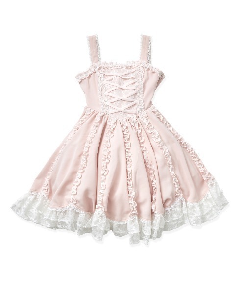 Lace up corset princess girl ワンピース Lace up corset princess girl ワンピース【公式通販】
