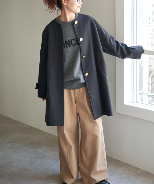 Traditional Weatherwear 別注 MALTON N/C（ノーカラーコート