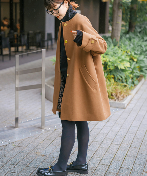 Traditional Weatherwear 別注 MALTON N/C（ノーカラーコート