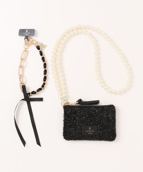 【LANVIN en Blue】ジュエル スマホスリング LANVIN en Bleu（ランバンオンブルー）の「ジュエル スマホ