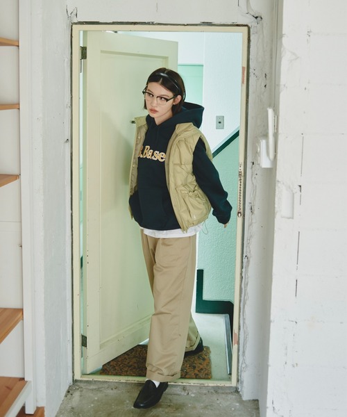 BROKEN BASE（ブロークンベース）の「B.Base 裏毛フーディ（パーカー・メンズ・レッド系/杢グレー/パープル系/ネイビー/ブラック系・SMALL/MEDIUM/LARGE/X-LARGE）」の13枚目の写真