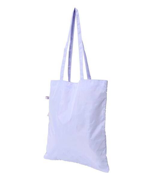 Samansa Mos2 blue（サマンサモスモスブルー）の「シャーリングリボントートバッグ（ハンドバッグ・レディース・パープル/ブラック/ライトベージュ・F）」の13枚目の写真