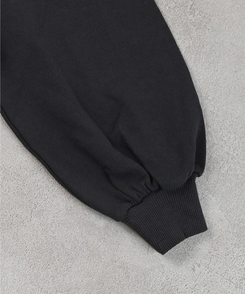 BIG FIELD（ビッグフィールド）の「裏毛Vフリルワンピース（ワンピース・キッズ・チャコール/イエロー/ラベンダー・90/100/110/120/130/140/150）」の18枚目の写真