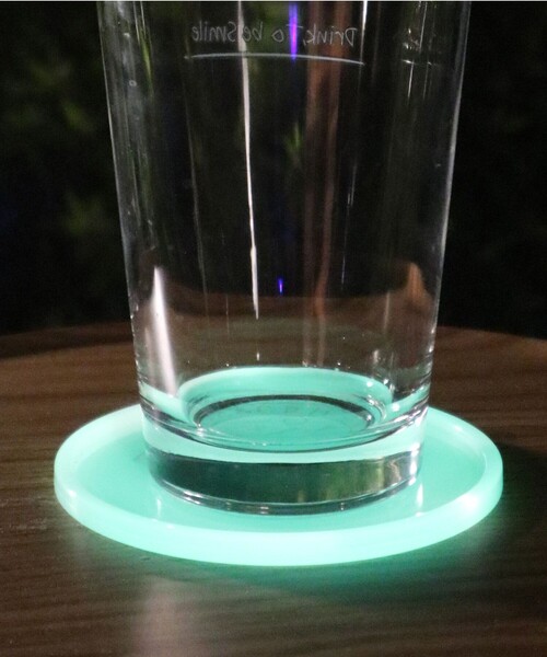 FREAK'S STORE（フリークスストア）の「C&C.P.H. EQUIPEMENT/シー&シーピーエイチイクイップメント 蓄光コースター（グラス/マグカップ/タンブラー・メンズ・レモンイエロー・ONE SIZE）」の7枚目の写真