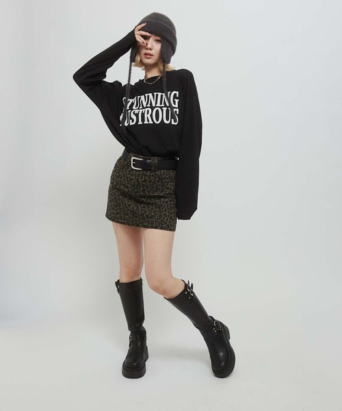 ENVYM（アンビー）の「イヤーフラップニットキャップ（ニットキャップ/ビーニー・レディース・ブラック/グレー・FREE）」の19枚目の写真