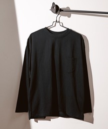 3-10B3 ポケット付 ワイド長袖Ｔシャツ