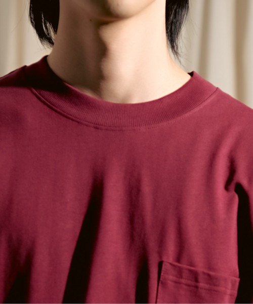 CALIFORNIA OUTFITTERS(カリフォルニア アウトフィッターズ)の「3-10B3 ポケット付 ワイド長袖Tシャツ(Tシャツ/カットソー・メンズ・ブラック/ベージュ/ホワイト/ワインレッド・M/L/XL)」の17枚目の写真