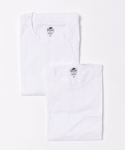 RED KAP（レッドキャップ）の「【RED KAP】パックポケットTシャツ（Tシャツ/カットソー・レディース・ブラック/ホワイト・LARGE/MEDIUM/X-LARGE/SMALL）」の5枚目の写真