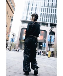 パンツ GIBOUS SCORPION ZIPPER CARGO TROUSERS 再販】gibous scorpion zipper cargo trousers black 8.8(Fri)21