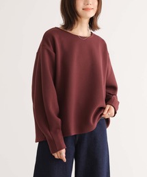 ボリュームスリーブジャカードカットソー