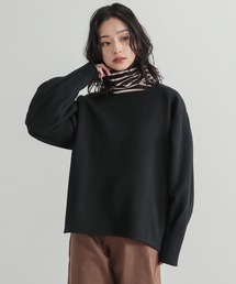 ボリュームスリーブジャカードカットソー