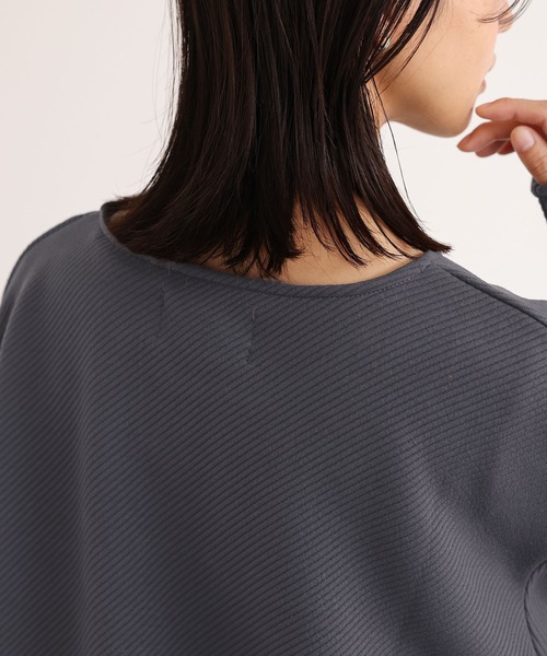 n'OrLABEL(ノアールレーベル)の「ボリュームスリーブジャカードカットソー(Tシャツ/カットソー・レディース・ブラック/杢グレー/ボルドー/チャコール・FREE)」の11枚目の写真