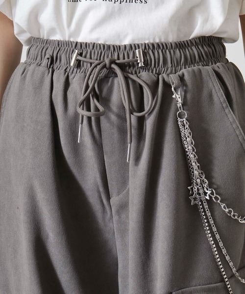 FUNALIVE(ファンアライブ)の「.works起毛ツイルチェーン付カーゴパンツ(カーゴパンツ・レディース・グレー/ブラック/ライトカーキ/ワイン・M)」の19枚目の写真