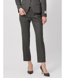 SUIT SQUARE | テーパードパンツ  ウォッシャブル  ストレッチ  ピンストライプ(スーツパンツ)