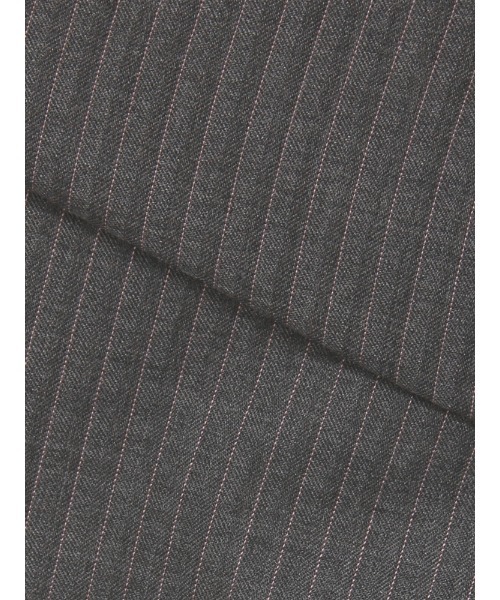 SUIT SQUARE（スーツスクエア）の「テーパードパンツ  ウォッシャブル  ストレッチ  ピンストライプ（スーツパンツ・レディース・チャコールグレー・36(7号)/38(9号)/40(11号)/42(13号)）」の6枚目の写真