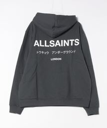 ALLSAINTS（オールセインツ）の「UNDERGROUND PULLOVER LOGO HOODIE