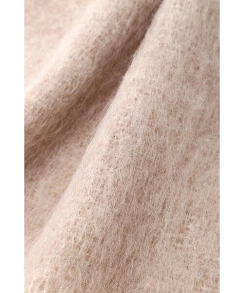 human woman（ヒューマンウーマン）の「モヘヤミックスストール（ストール/ショール・レディース・ベージュ/イエロー・ﾌﾘ-）」の5枚目の写真