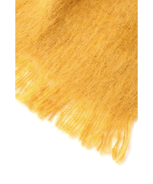 human woman（ヒューマンウーマン）の「モヘヤミックスストール（ストール/ショール・レディース・ベージュ/イエロー・ﾌﾘ-）」の9枚目の写真