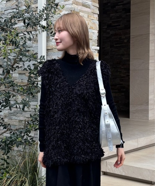 INTER FACTORY(インターファクトリー)の「吉田南歩 - "Teto"ワッシャーショルダーバッグ made in INTERFACTORY(ショルダーバッグ・レディース・ベージュ/ブラック/シルバー・FREE)」の10枚目の写真