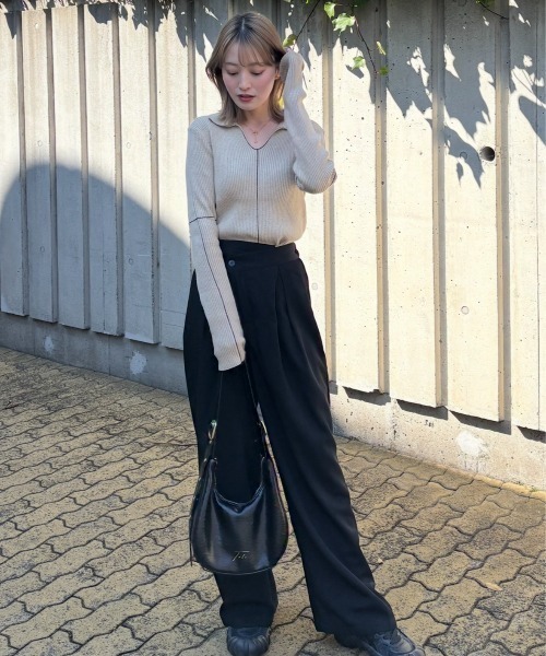 INTER FACTORY(インターファクトリー)の「吉田南歩 - "Teto"ワッシャーショルダーバッグ made in INTERFACTORY(ショルダーバッグ・レディース・ベージュ/ブラック/シルバー・FREE)」の21枚目の写真