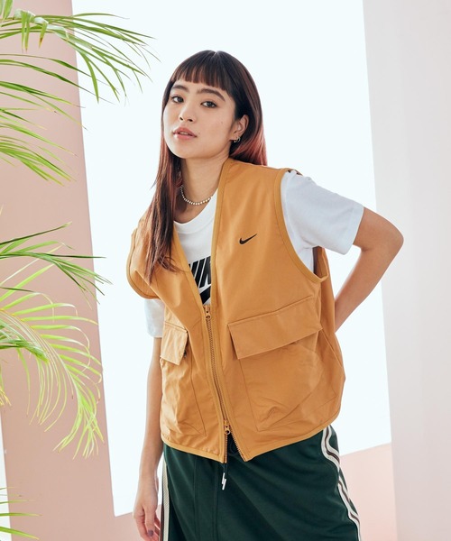 NIKE◆エッセンシャル ウーブン LSE CRGO ベスト/XS/ポリエステル/BLK/FV6311-010 NIKE】LSE CRGO ベスト(ジレ/ベスト)｜アウター｜emmi（エミ）の