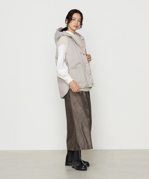 Gabardine K.T（ギャバジンケーティー）の「ダウン ジレ（ダウンベスト・レディース・ライトグレー・9号）」の16枚目の写真