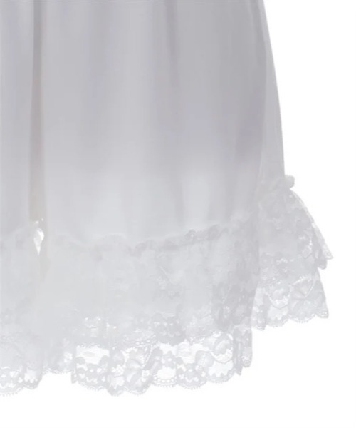 axes femme(アクシーズファム)の「裾レースデザインペチパンツ(その他アンダーウェア/インナー・レディース・ホワイト/ブラック・FREE)」の9枚目の写真