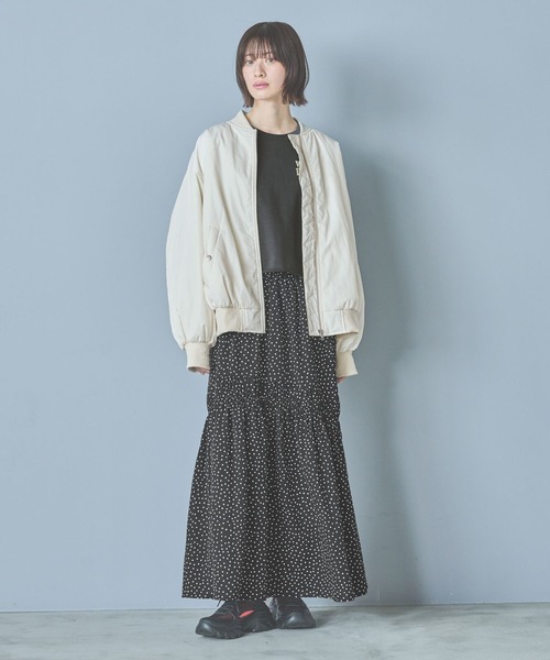 LAKOLE（ラコレ）の「アソートギャザースカート / 292584（スカート・レディース・チャコールグレー/ブルーグレー/ドット・MEDIUM/LARGE）」の5枚目の写真