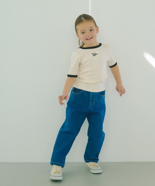 MILLER(ミラー)の「【別注】<Robert P. Miller> 5スリーブ Tシャツ / キッズ 100cm-130cm(Tシャツ/カットソー・キッズ・オフホワイト/オレンジ系その他/オレンジ・130cm/120cm/110cm/100cm)」の4枚目の写真