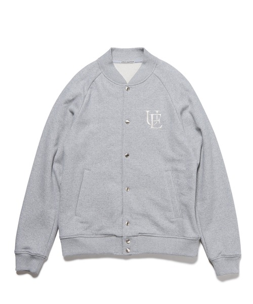 uniform experiment（ユニフォームエクスペリメント）の「SWEAT VARSITY JACKET（ブルゾン・メンズ・ブラック/グレー/ホワイト・3/2/1/4）」の3枚目の写真