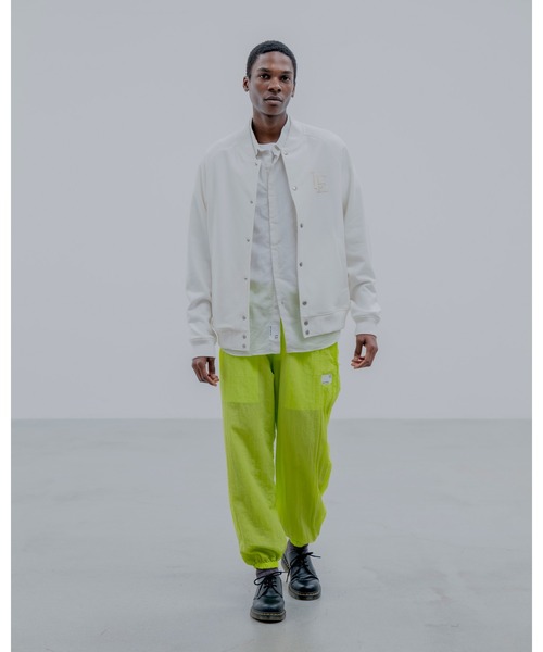 uniform experiment（ユニフォームエクスペリメント）の「SWEAT VARSITY JACKET（ブルゾン・メンズ・ブラック/グレー/ホワイト・3/2/1/4）」の8枚目の写真