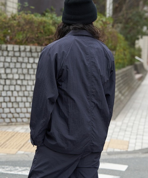 NO NEED（ノーニード）の「タスランナイロン アクティブジャケット/セットアップ可能（テーラードジャケット・メンズ・ネイビー/ブラック/チャコール・L/M）」の22枚目の写真