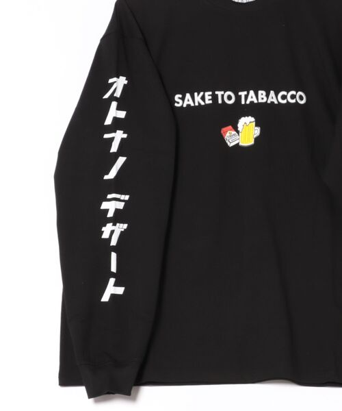 JACKROSE（ジャックローズ）の「YOIDORE 酒とﾀﾊﾞｺ L/S TEE（Tシャツ/カットソー・メンズ・ホワイト/ブラック・L/M/XL）」の15枚目の写真