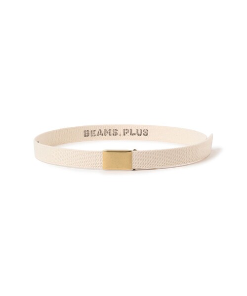 BEAMS PLUS（ビームスプラス）の「Plate Canvas Belt（ベルト・メンズ・オリーブ/ホワイト/ネイビー・L/M/XL/S）」の12枚目の写真