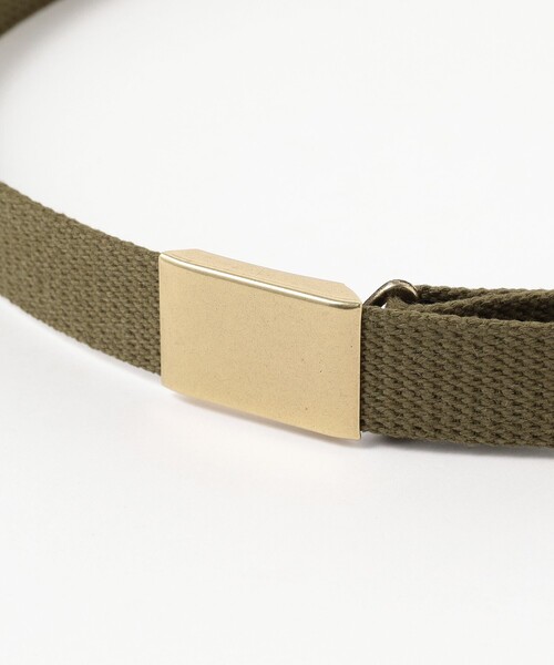 BEAMS PLUS（ビームスプラス）の「Plate Canvas Belt（ベルト・メンズ・オリーブ/ホワイト/ネイビー・L/M/XL/S）」の16枚目の写真