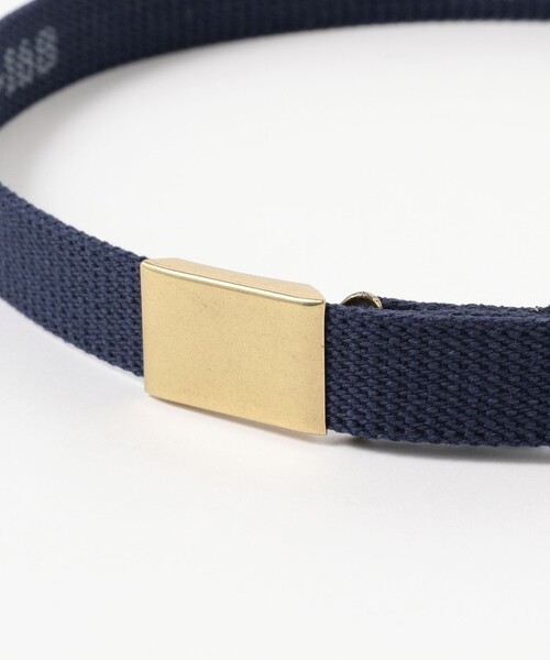 BEAMS PLUS（ビームスプラス）の「Plate Canvas Belt（ベルト・メンズ・オリーブ/ホワイト/ネイビー・L/M/XL/S）」の5枚目の写真