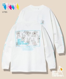 ラヴィット!×gsc USACラッピースクエアLOGO LSTEE
