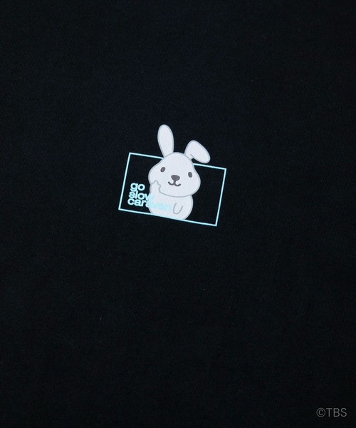 go slow caravan(ゴースローキャラバン)の「ラヴィット!×gsc USACラッピースクエアLOGO LSTEE(Tシャツ/カットソー・メンズ・ホワイト/ブラック・MEDIUM/X-LARGE/LARGE)」の5枚目の写真