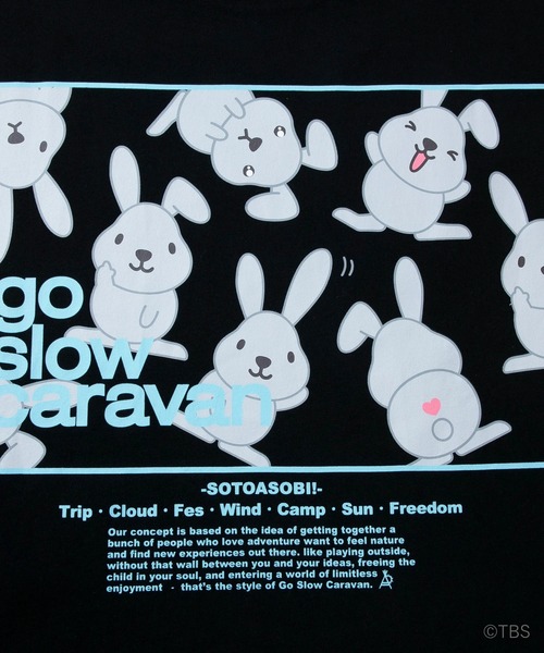go slow caravan(ゴースローキャラバン)の「ラヴィット!×gsc USACラッピースクエアLOGO LSTEE(Tシャツ/カットソー・メンズ・ホワイト/ブラック・MEDIUM/X-LARGE/LARGE)」の12枚目の写真