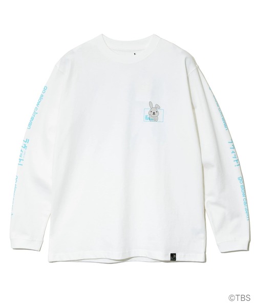 go slow caravan(ゴースローキャラバン)の「ラヴィット!×gsc USACラッピースクエアLOGO LSTEE(Tシャツ/カットソー・メンズ・ホワイト/ブラック・MEDIUM/X-LARGE/LARGE)」の13枚目の写真