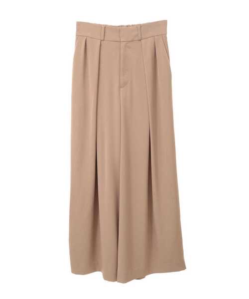 Tiara（ティアラ）の「タックワイドパンツ（セットアップ可）（その他パンツ・レディース・ブラック/ベージュ・2/3）」の12枚目の写真