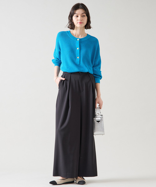 Tiara（ティアラ）の「タックワイドパンツ（セットアップ可）（その他パンツ・レディース・ブラック/ベージュ・2/3）」の20枚目の写真